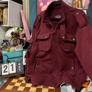 Mens cargo  Bomber Jacket Coat